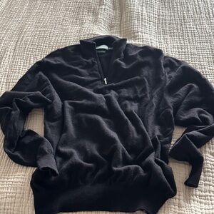 Men's 100% cashmere Black Sweater